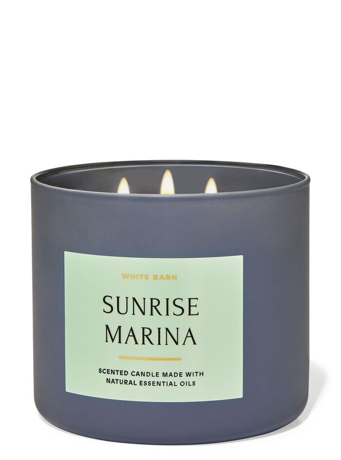 Sunrise Marina fragrance 3-Wick Candle