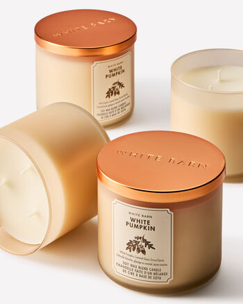 White Pumpkin CANDELE/Tutte le Candele/Candela a Tre Stoppini Bath & Body Works2