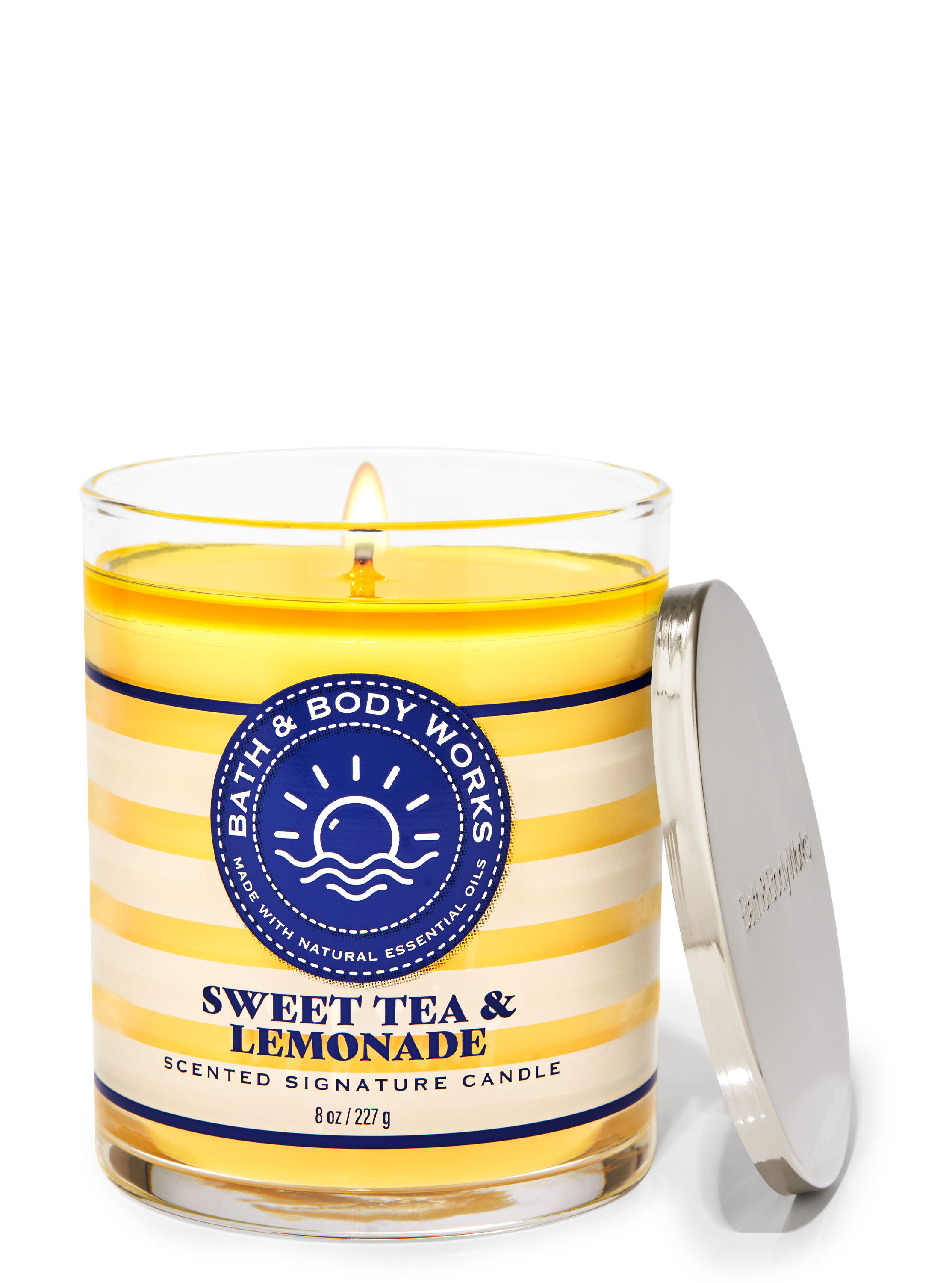 Signature Single Wick Candle Sweet Tea & Lemonade | Bath & Body