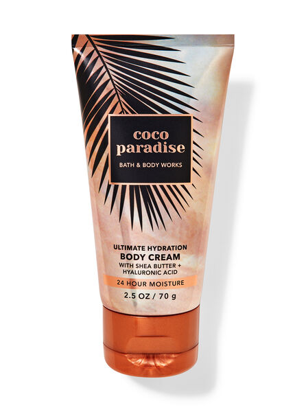 Coco Paradise fragrance Travel Size Ultimate Hydration Body Cream