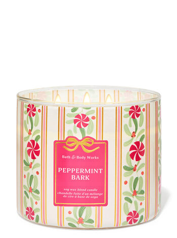 Peppermint Bark Home Fragrance/Candles/3-wick candles Bath & Body Works1