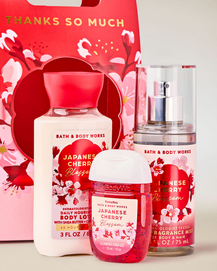 Japanese Cherry Blossom PRODOTTI PER IL CORPO/Set regalo/Cofanetti Corpo Bath & Body Works