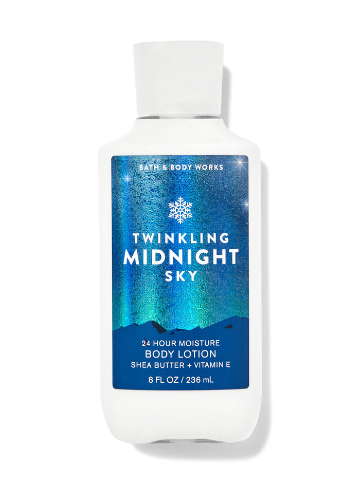 Twinkling Midnight Sky idee regalo in evidenza anteprima collezione natale  Bath & Body Works