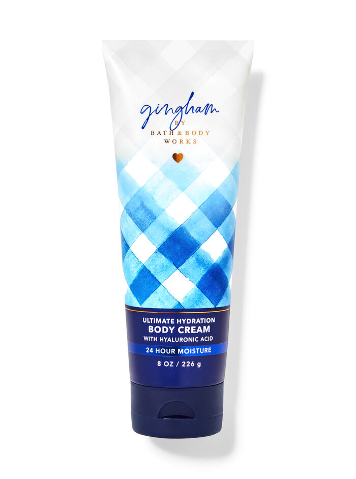 Gingham body care moisturizers body cream Bath & Body Works