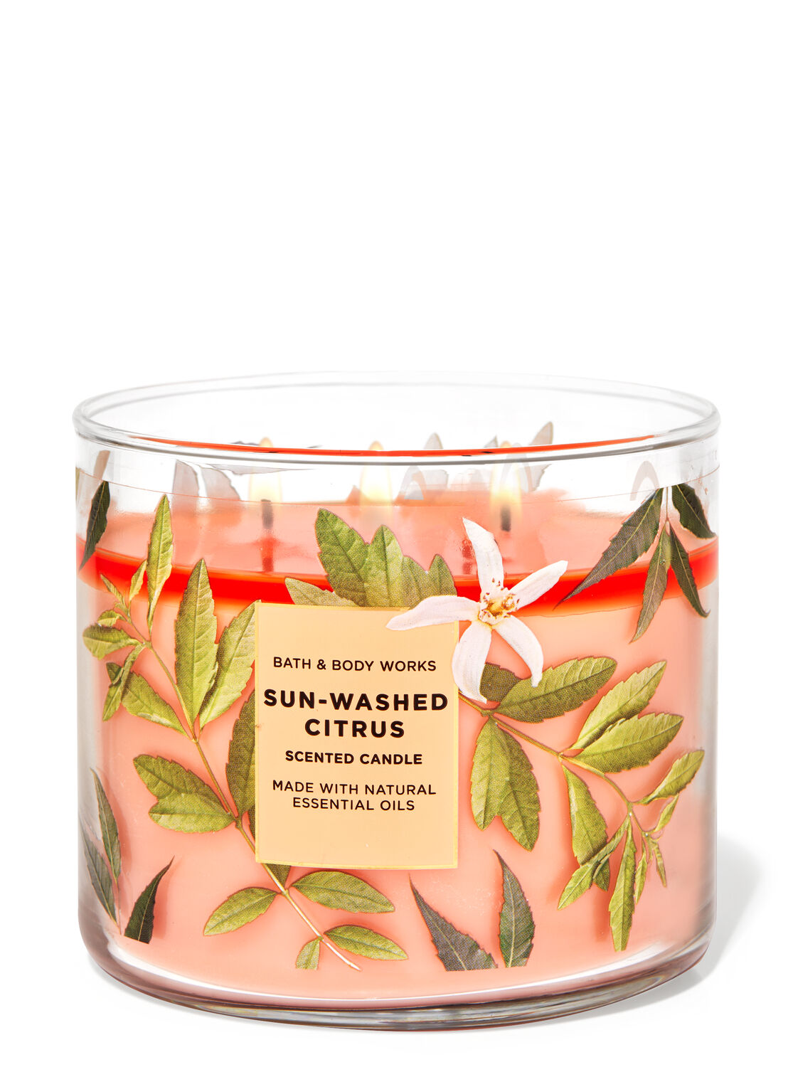 季節のおすすめ商品 3-Wick Candle Works Body & Bath | Citrus Sun-Washed キャンドル