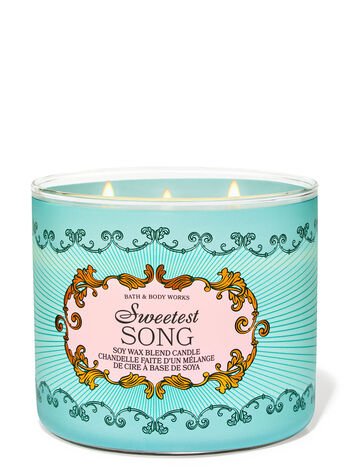 Sweetest Song Home Fragrance/Candles/3-wick candles Bath & Body Works1