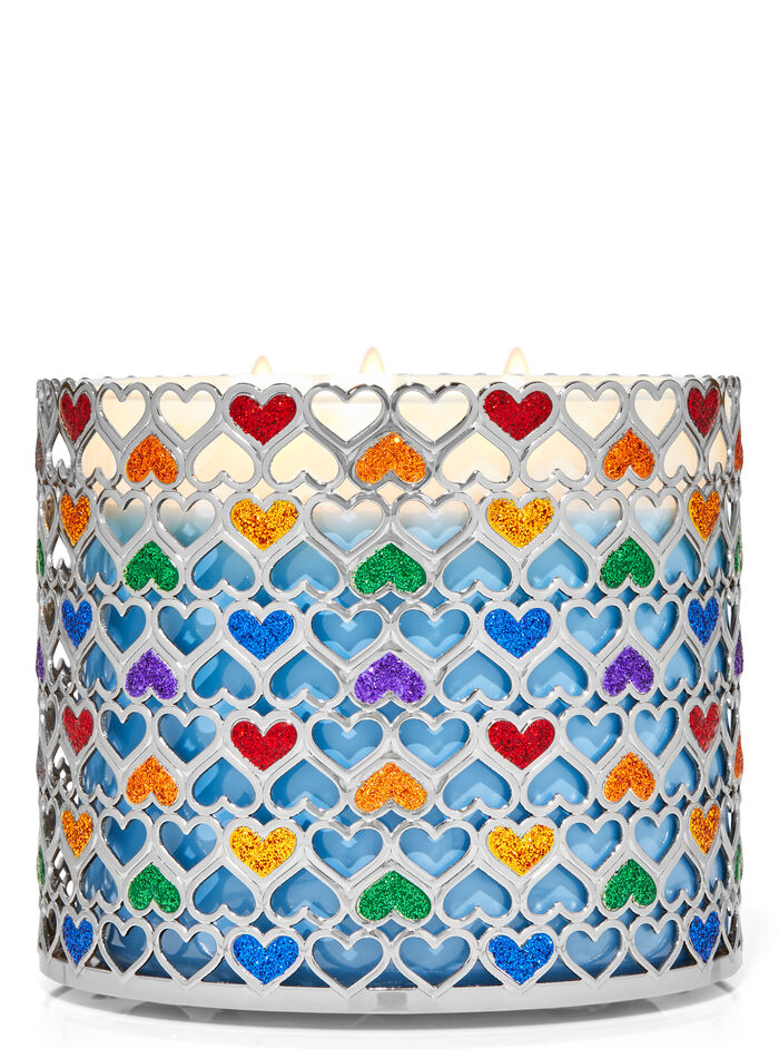 Cuori glitterati fuori catalogo Bath & Body Works