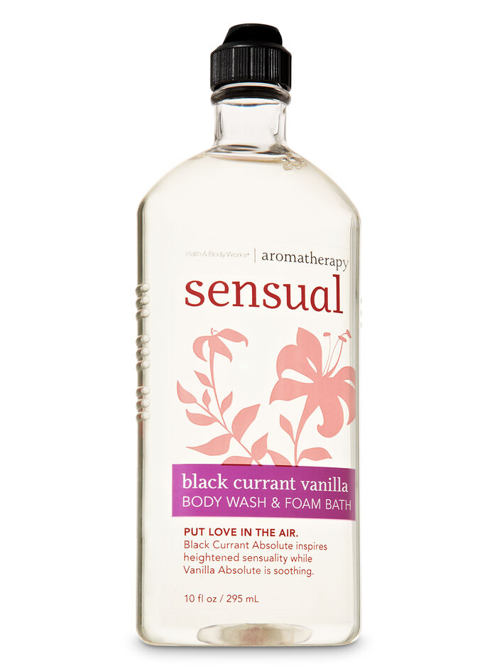 Black Currant Vanilla fragranza Body Wash &amp; Foam Bath