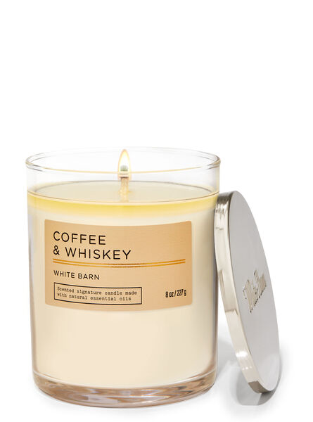 Coffee &amp; Whiskey profumazione ambiente in evidenza white barn Bath & Body Works