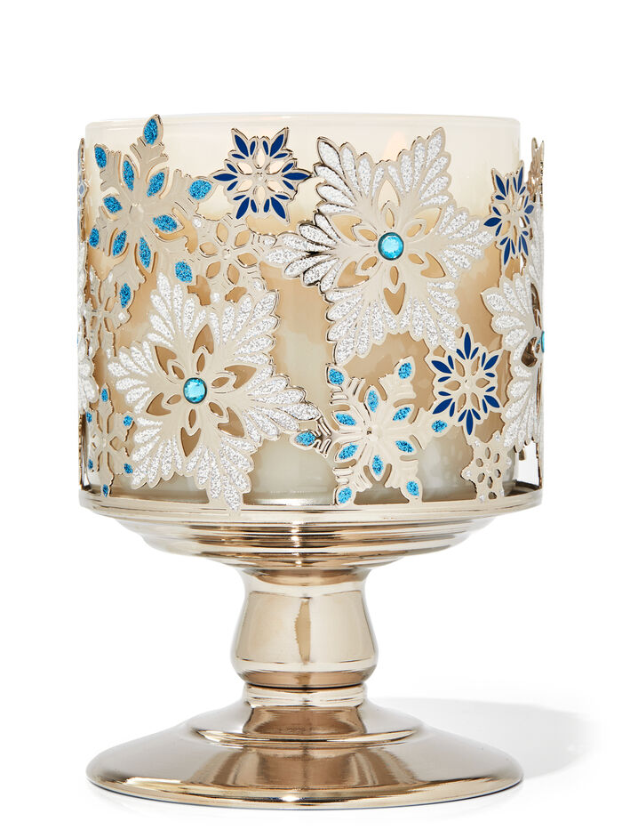 Piedistallo con scintillanti fiocchi di neve Fuori Catalogo Bath & Body Works