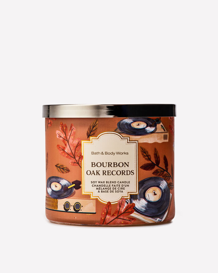 Bourbon Oak Records CANDELE/Tutte le Candele Bath & Body Works