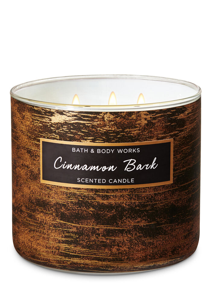 Cinnamon Bark Home Fragrance/Candles/3-wick candles Bath & Body Works