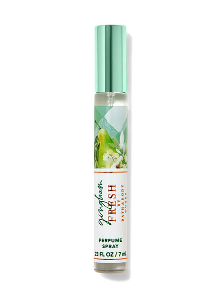 Gingham Fresh body care featuring travel size Bath & Body Works