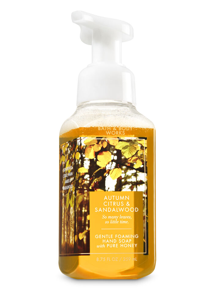 Autumn Citrus & Sandalwood fragranza Gentle Foaming Hand Soap