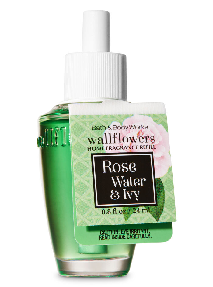 Rose Water & Ivy Home Fragrance/Home & Car Air fresheners/Wallflowers refill Bath & Body Works