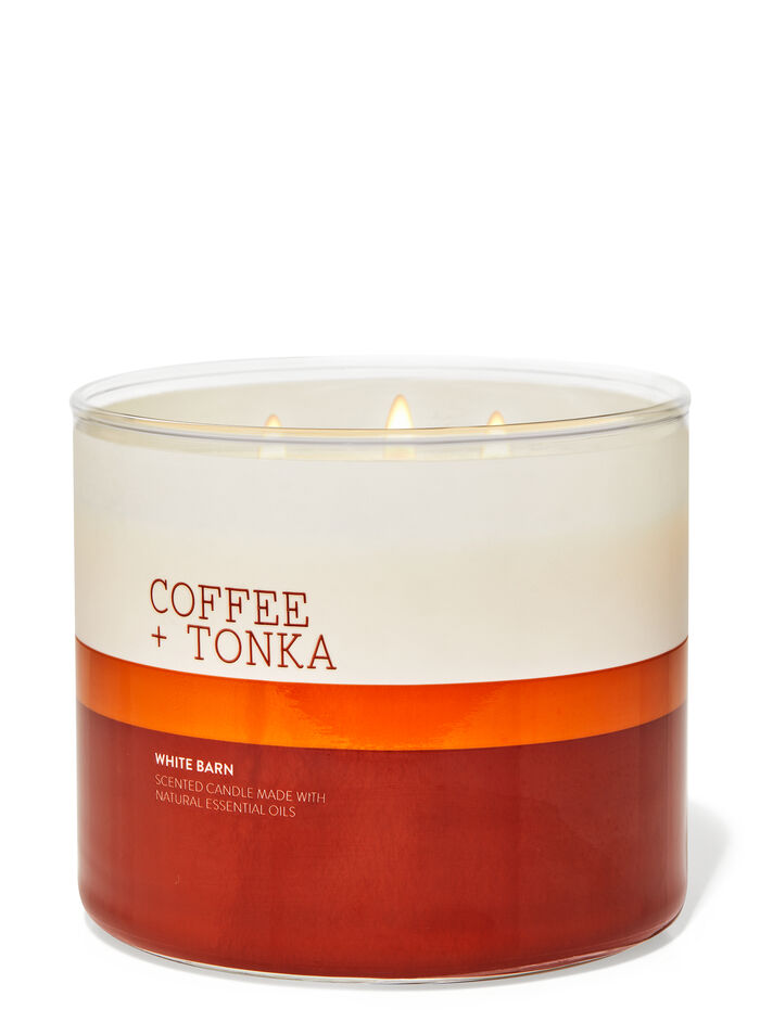 Coffee Tonka fragrance 3-Wick Candle