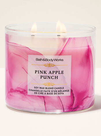 Pink Apple Punch Home Fragrance/Candles/3-wick candles Bath & Body Works1