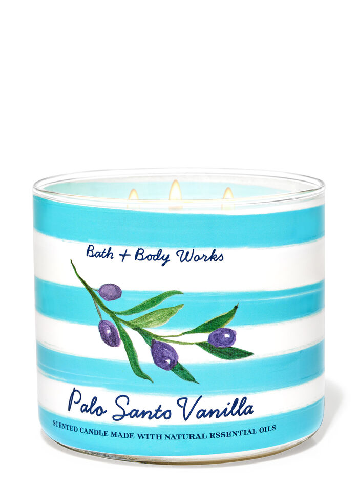 Palo Santo Vanilla Home Fragrance/Candles/3-wick candles Bath & Body Works