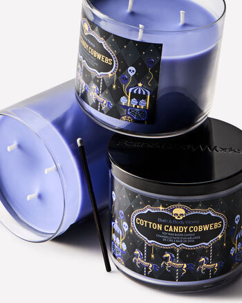 Cotton Candy Cobwebs CANDELE/Tutte le Candele/Candela a Tre Stoppini Bath & Body Works2