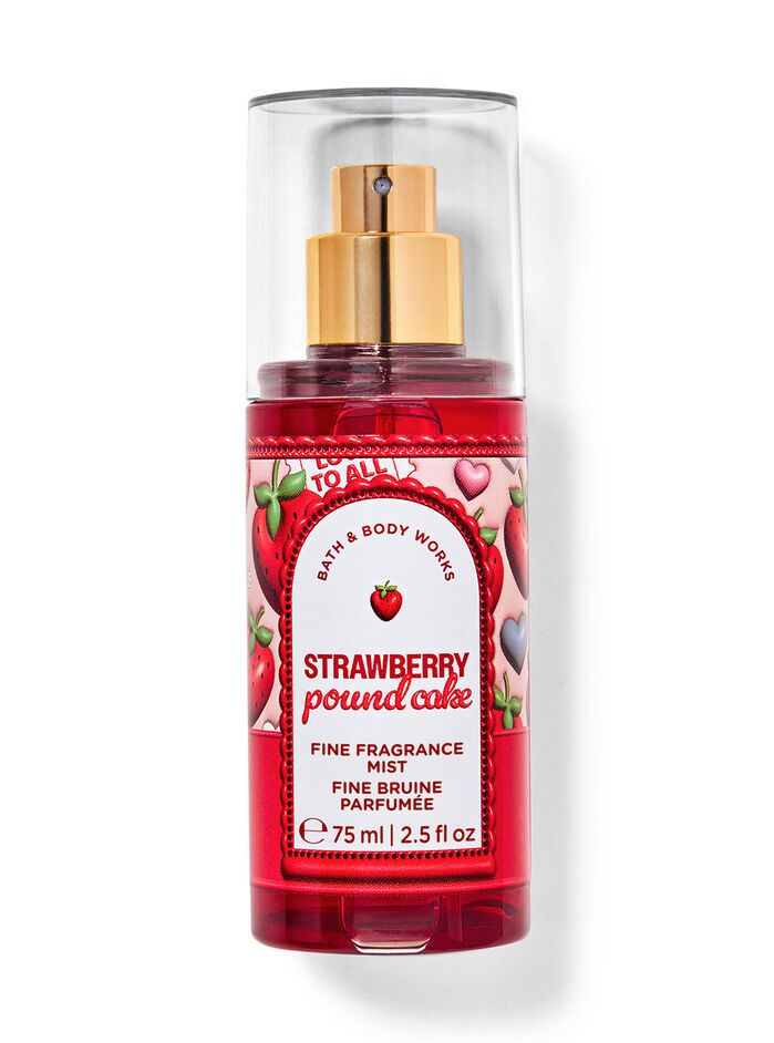 Strawberry Pound Cake Body care/Featuring/Travel size Bath & Body Works