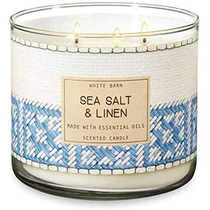 Sea Salt & Linen Home Fragrance/Candles/3-wick candles Bath & Body Works