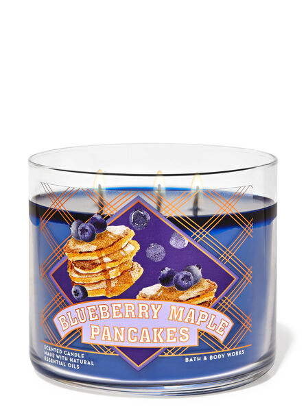 Blueberry Maple Pancakes fragranza Candela a 3 stoppini