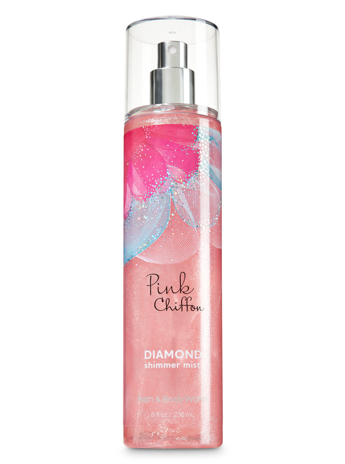 Pink chiffon shimmer mist clearance