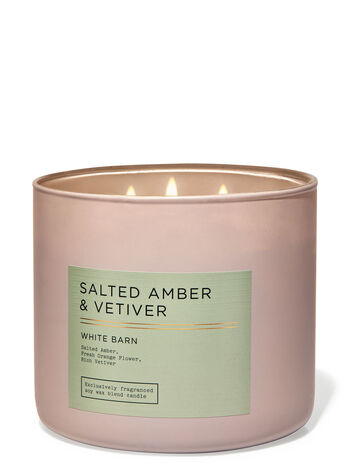 Salted Amber & Vetiver Home Fragrance/Candles/All candles Bath & Body Works1