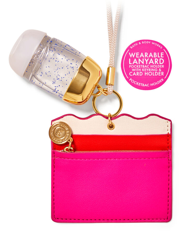 Wearable Pink Zipper Card SAPONI E IGIENIZZANTI MANI/VEDI TUTTI SAPONI E IGIENIZZANTI MANI Bath & Body Works