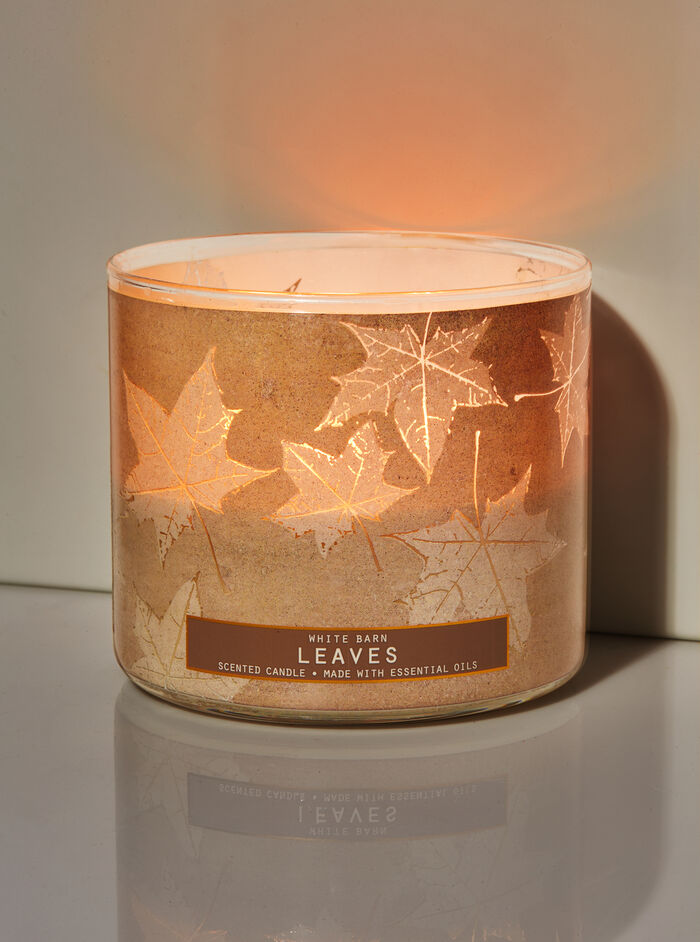 Leaves fragranza 3-Wick Candle