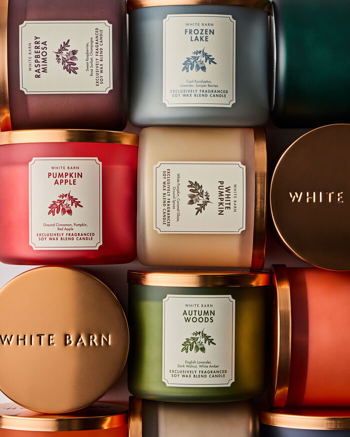 Autumn Woods CANDELE/Tutte le Candele/Candela a Tre Stoppini Bath & Body Works