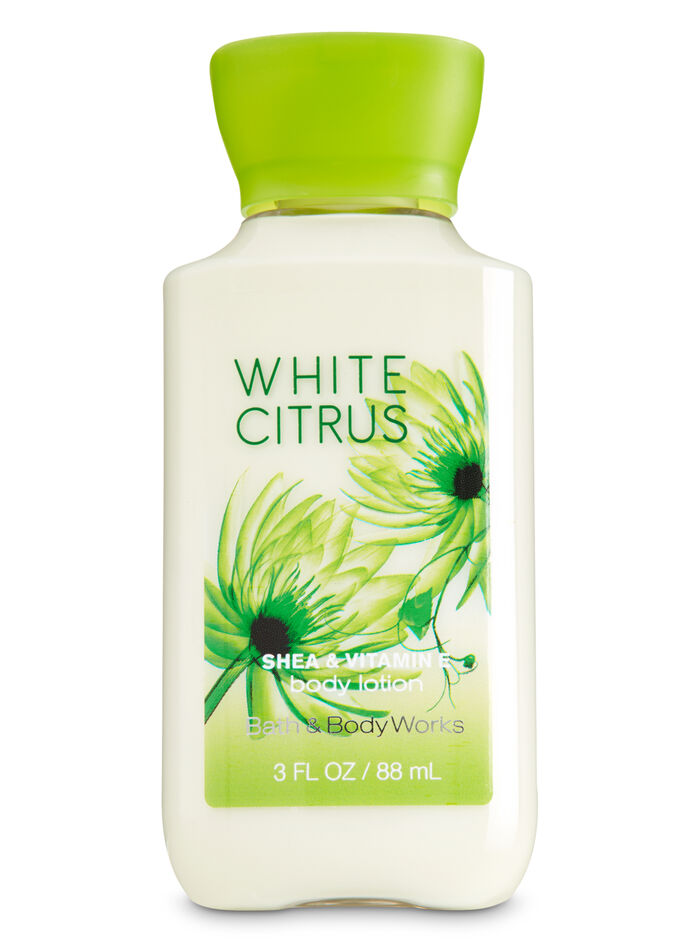 White Citrus fragranza Travel Size Body Lotion