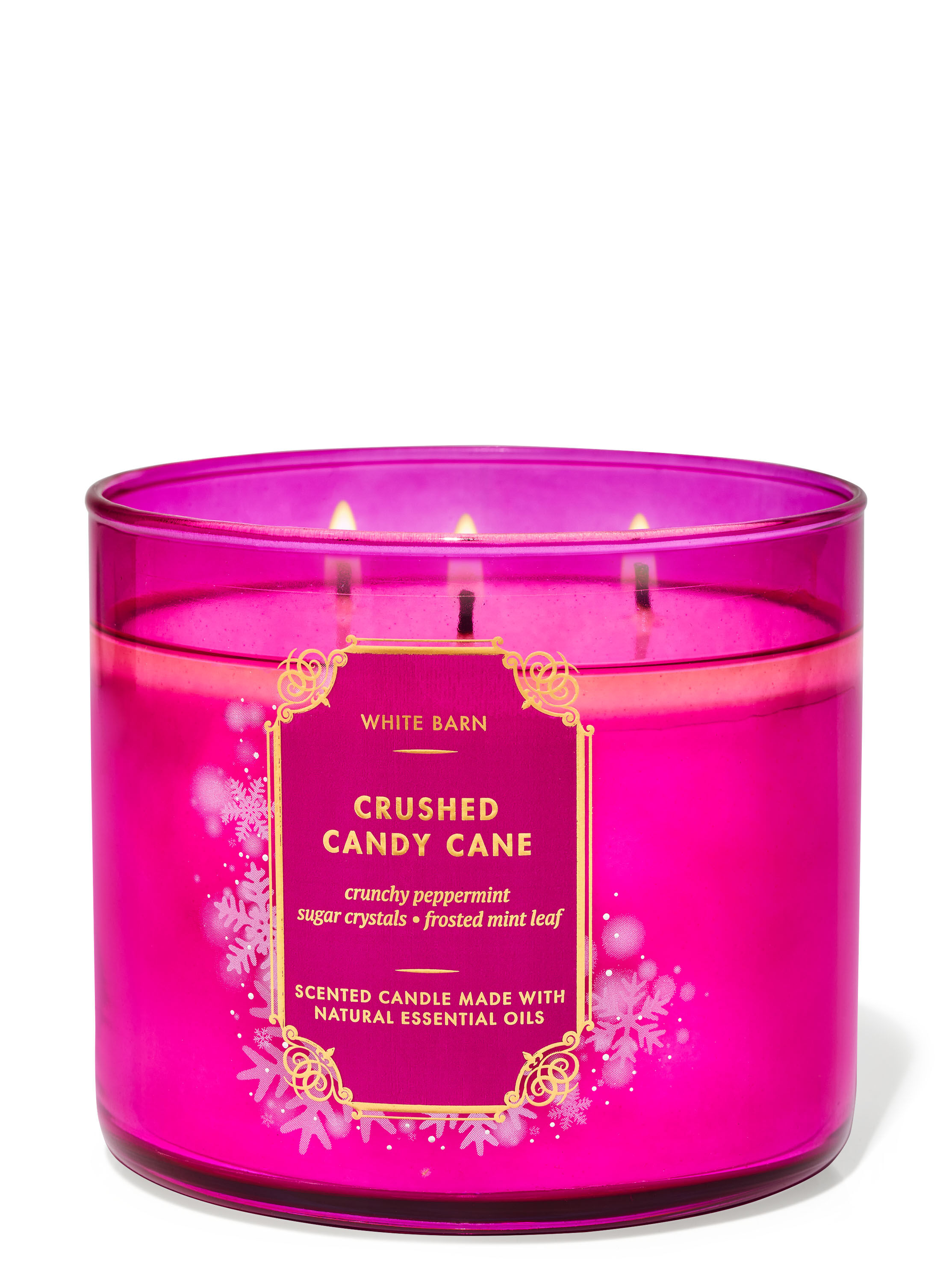 3-Wick Candle Crushed Candy Cane | Bath & Body Works Italy