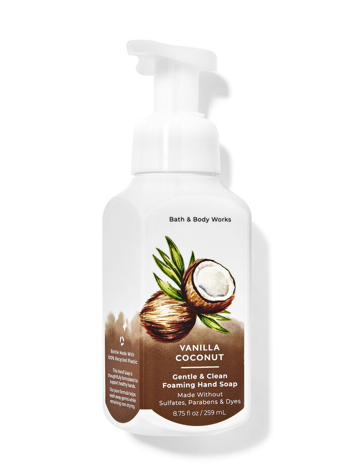 Vanilla Coconut fragrance Gentle &amp; Clean Foaming Hand Soap