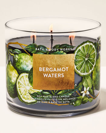 Bergamot Waters Home Fragrance/Candles/3-wick candles Bath & Body Works1