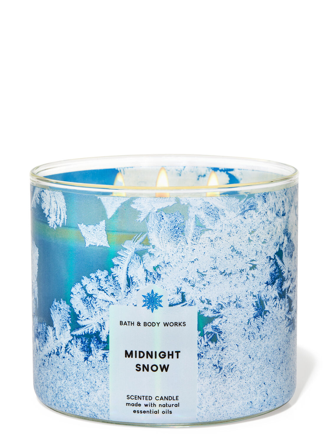 3-Wick Candle Midnight Snow | Bath & Body Works Italy
