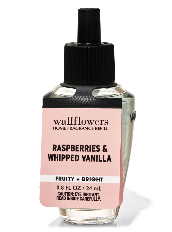 Raspberries &amp; Whipped Vanilla profumazione ambiente profumatori ambienti ricarica diffusore elettrico Bath & Body Works