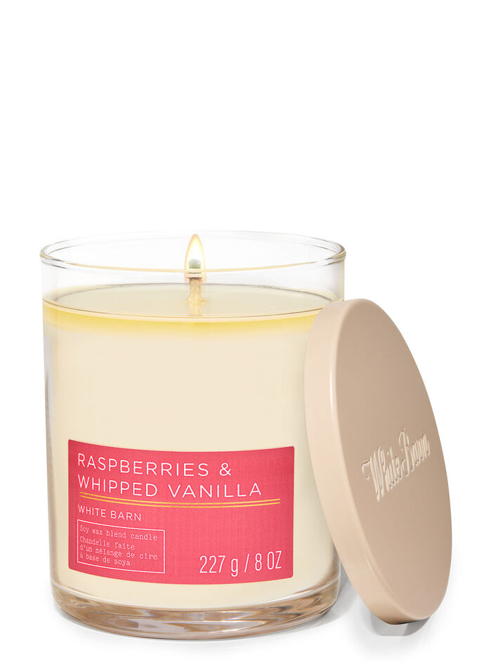 Raspberries & Whipped Vanilla Home Fragrance/Candles/1-wick candles Bath & Body Works