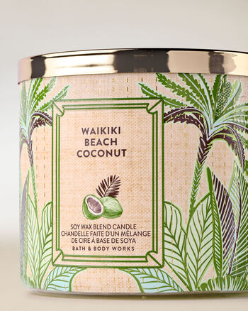 Waikiki Beach Coconut CANDELE/Tutte le Candele/Candela a Tre Stoppini Bath & Body Works2