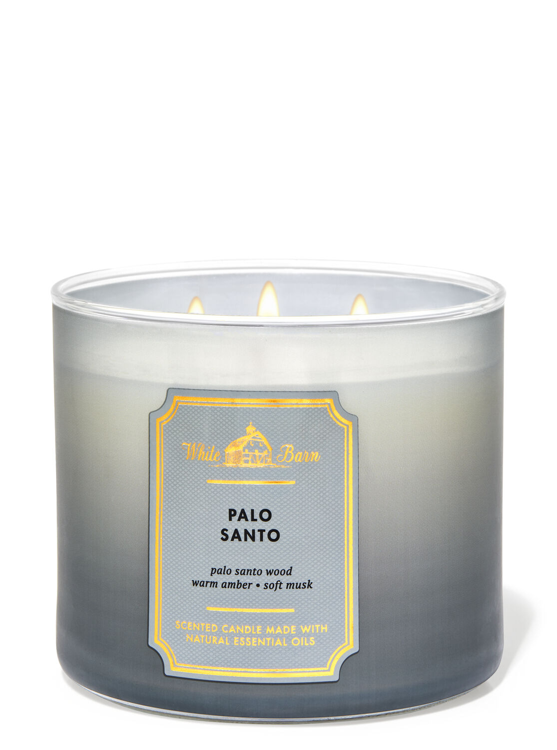 Palo top santo candle