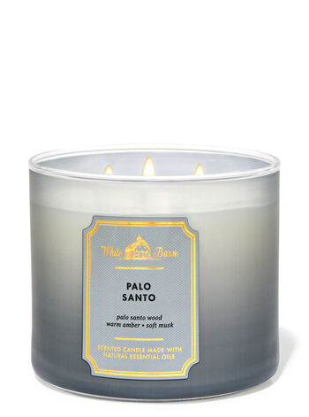 Palo Santo profumazione ambiente candele candela a tre stoppini Bath & Body Works1