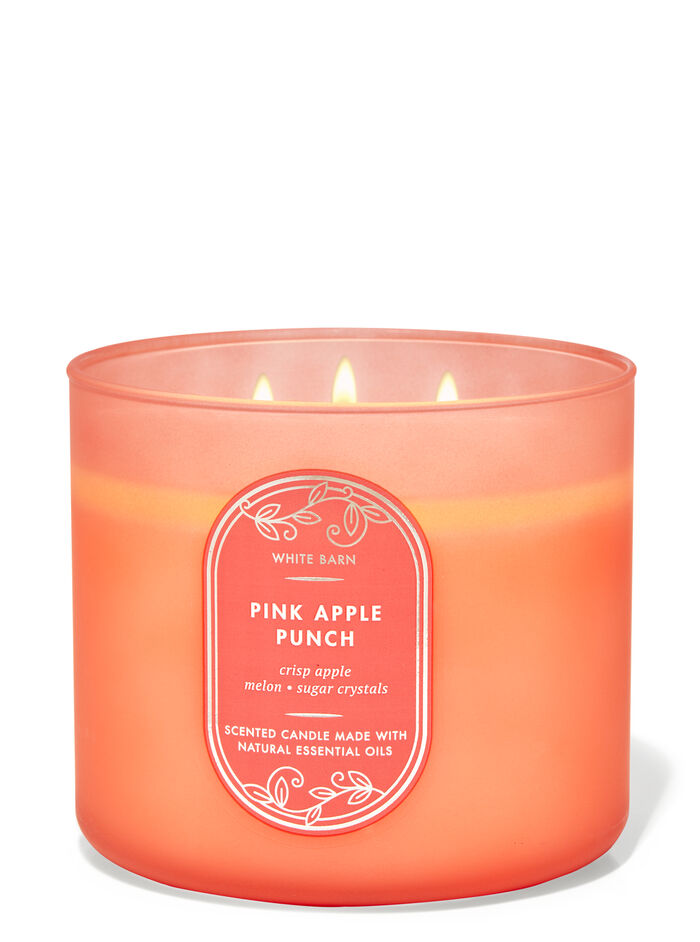 Pink Apple Punch Home Fragrance/Candles/3-wick candles Bath & Body Works