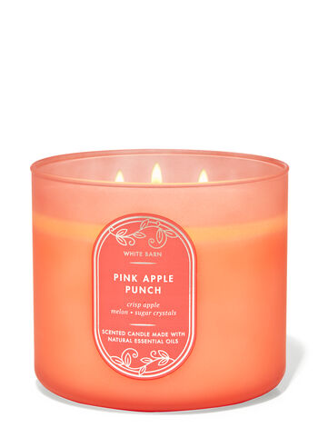 Pink Apple Punch fragrance 3-Wick Candle
