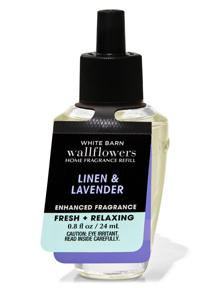 Linen & Lavender Enhanced Home Fragrance/Home & Car Air fresheners/Wallflowers refill Bath & Body Works