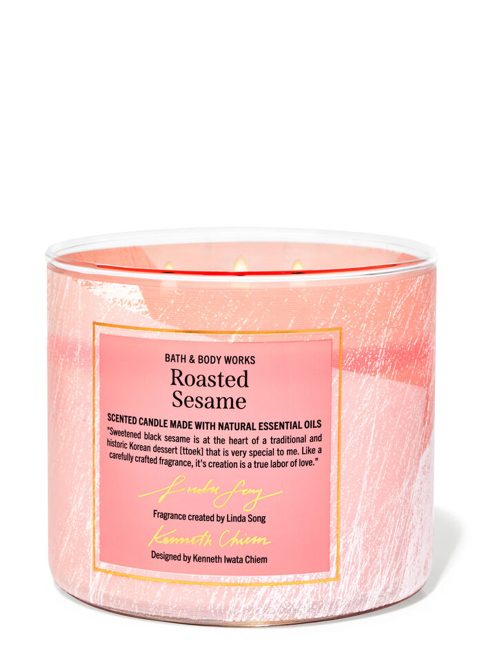 Roasted Sesame Home Fragrance/Candles/3-wick candles Bath & Body Works