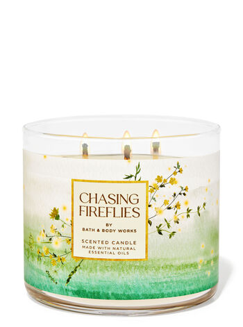 Chasing Fireflies profumazione ambiente candele candela a tre stoppini Bath & Body Works1