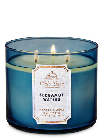 Bergamot Waters profumazione ambiente candele candela a tre stoppini Bath & Body Works1