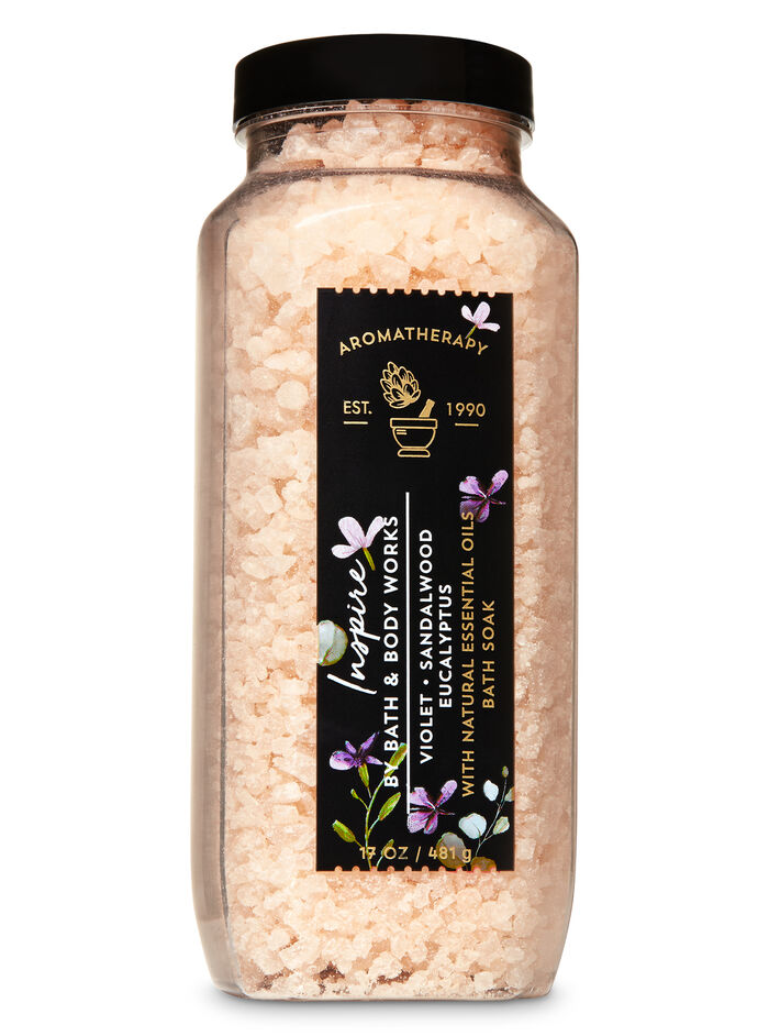 Violet Sandalwood Eucalyptus prodotti per il corpo aromatherapy gel doccia e bagnoschiuma aromatherapy Bath & Body Works