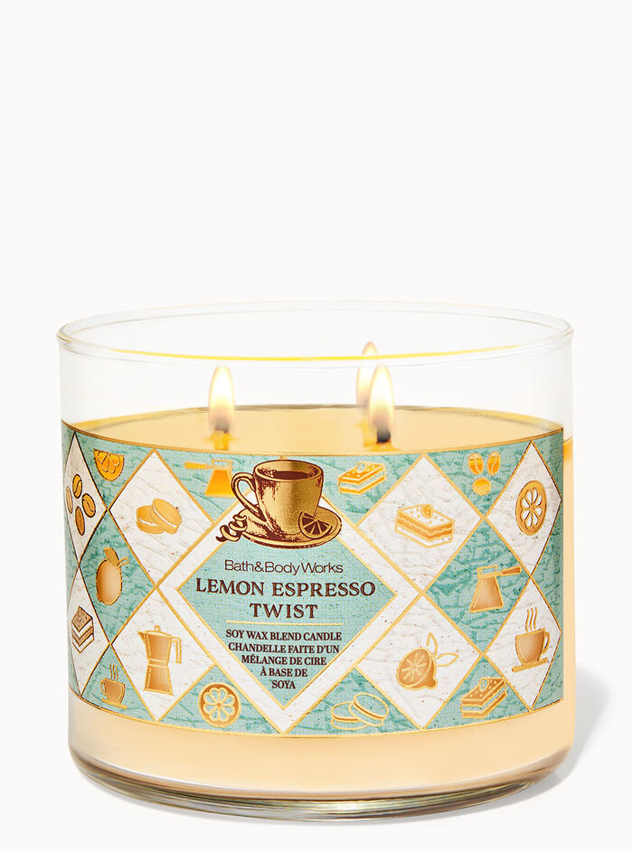Lemon Espresso Twist Home Fragrance/Candles/3-wick candles Bath & Body Works