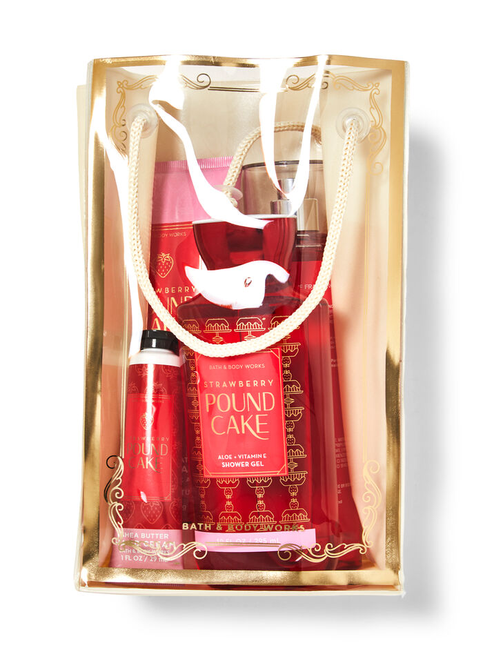 Strawberry Pound Cake gifts collections gift sets Bath & Body Works